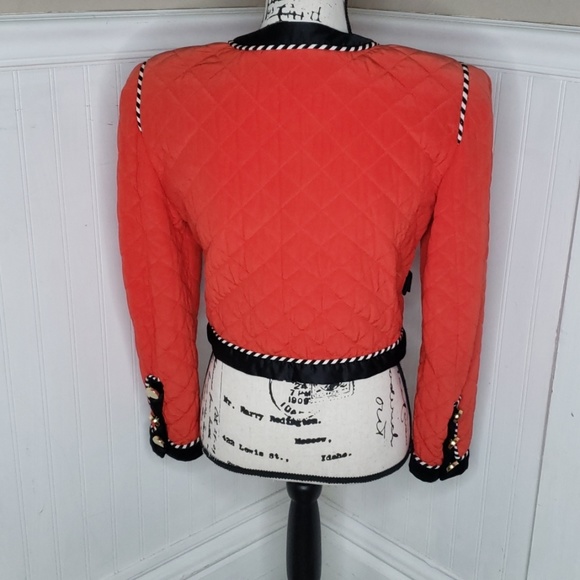 Escada vintage quilted silk jacket - Picture 2 of 8